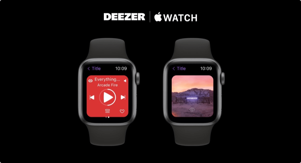 Écouter Deezer sur Apple Watch