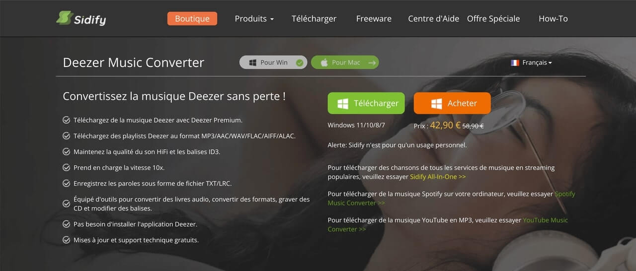 Sidify Deezer Music Converter