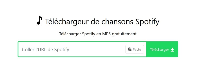 Télécharger de la musique Spotify via SpotifyMate