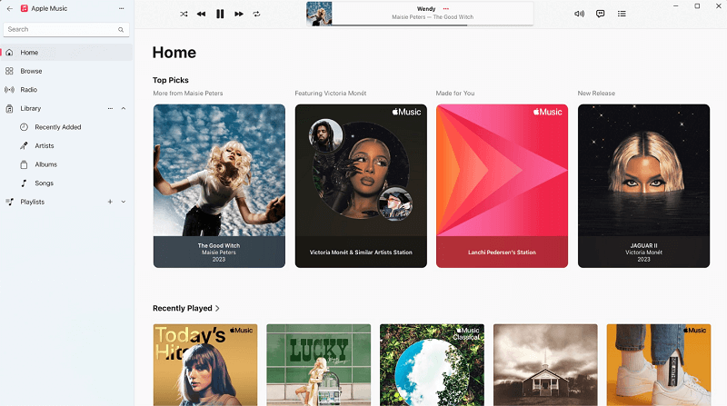 Télécharger Apple Music sur Windows via l'application Apple Music